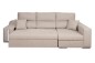 Chaiselongue Cama Derecha AMARETTO Visón (Beige/Gris)