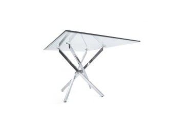 Mesa de centro fixa moderna 140x90 com pés cromados ao MELHOR PREÇO