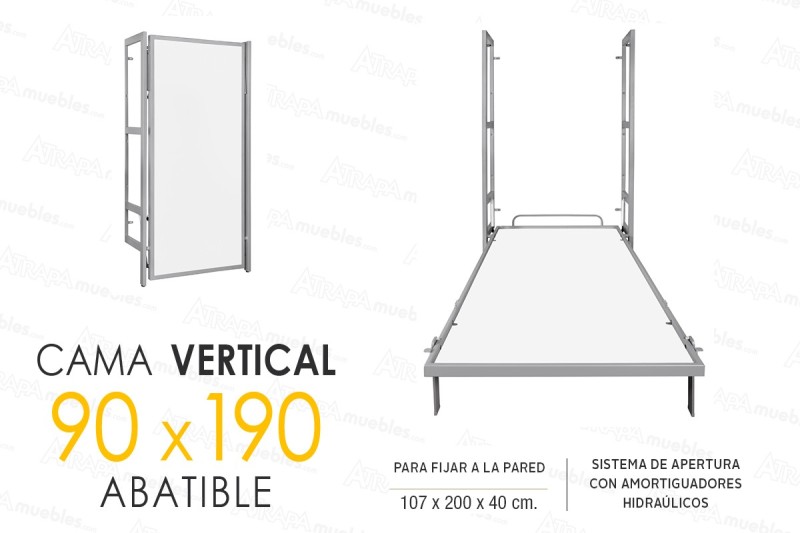 Original cama abatible vertical al mejor precio de Internet