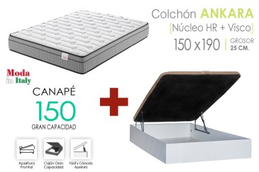 Canapé EKO + colchón de 150X190 al MEJOR PRECIO