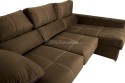 Chaiselongue Derecha GOYA marrón Chocolate