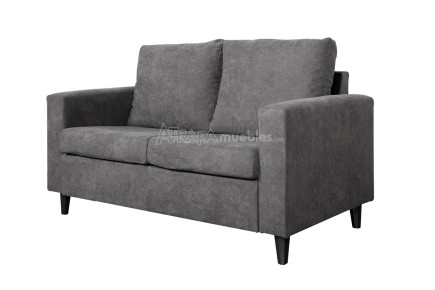 Sofá de Design 2 Lugares Reversível em Cor Cinzenta ao MELHOR PREÇO