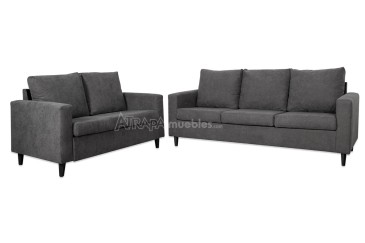 Sofá de Diseño 3 Plazas reversible color GRIS al MEJOR PRECIO