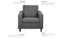 Chaiselongue PIMS Gris Reversible Chaiselongue PIMS Gris Reversible