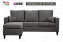 Chaiselongue PIMS Gris Reversible
