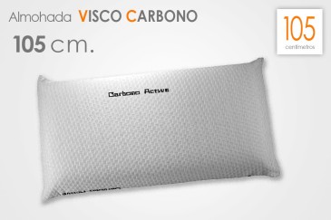 Almohada VISCOELÁSTICA con funda de Carbono de 105 cm