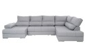 Sofá Cama Chaiselongue Rinconera Derecha ITALIA Gris