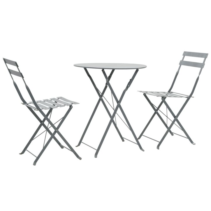 Conjunto de jardín plegable  Mesa + 2 sillas 