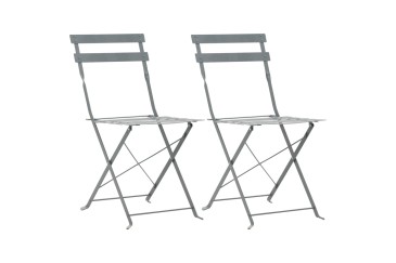 Conjunto de jardín plegable  Mesa + 2 sillas 