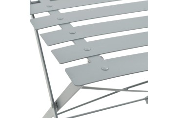 Conjunto de jardín plegable  Mesa + 2 sillas 
