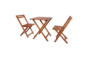Conjunto de jardín Sofa Chaiselongue 3 plazas y mesa de centro Rattan marrón