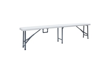 Mesa + 2 bancos Plegables portatiles con asa 