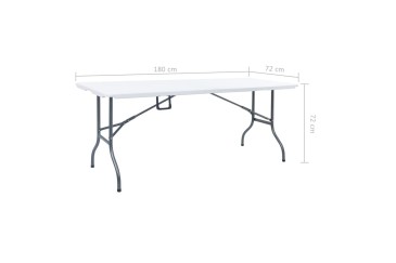 Mesa + 2 bancos Plegables portatiles con asa 