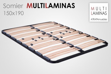 Somier multiláminas 150x190 al mejor precio de Internet