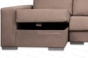 Chaiselongue Izquierda PLATA Marrón