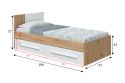 Cama Juvenil NOA 90x190