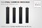 Pack 4 Patas Cilindricas 25 cm Pack 4 Patas Cilindricas 25 cm