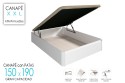PACK Canapé ESLA Blanco + Colchón EMIRATES 150