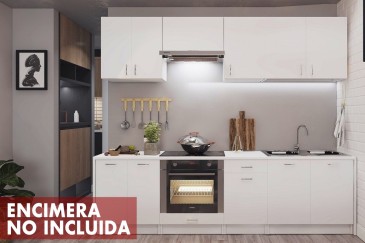 Modulos bajos y altos de cocina 244 cm