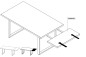 Extensível 40 cm para mesa fixa KINGFISHER Extensível 40 cm para mesa fixa KINGFISHER