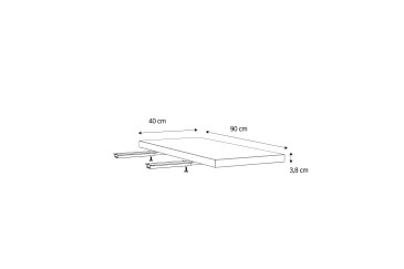 Extensor de 40 cm para mesa