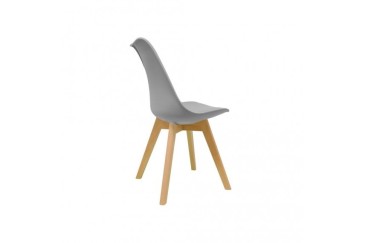 Conjunto de 4 sillas BEECH de Diseño en Color gris