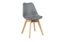 Pack 4 cadeiras BEECH design cinzento