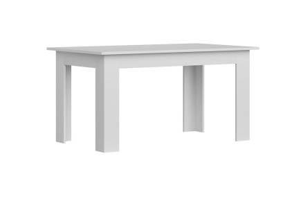 Mesa de salón - comedor Fija 138 x 80 cm. en Blanco