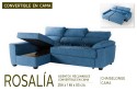 Chaiselongue Cama Izquierda ROSALIA Azul