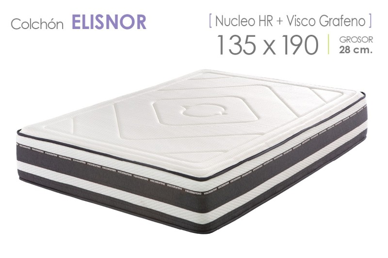 Colchón ELISNOR VISCO GRAFENO 135x190
