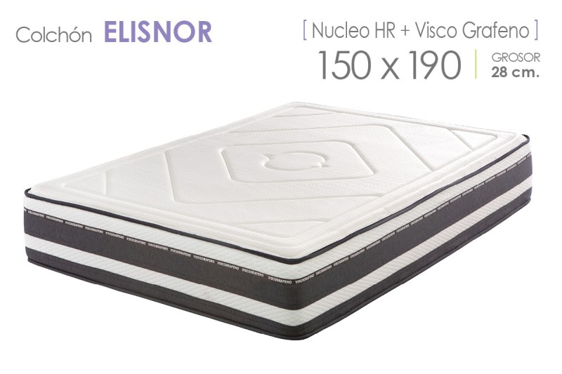 Colchón ELISNOR VISCO GRAFENO 150x190
