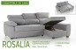 Chaiselongue Cama Derecha ROSALIA Gris