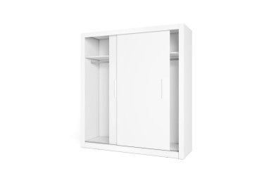 Roupeiro de 2 portas de correr SAVA Branco