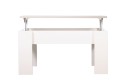 Mesa centro Elevable GALA Blanco