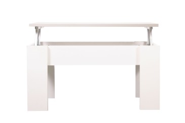 Mesa de centro elevable color Blanco al MEJOR PRECIO