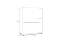 Armario correderas WINNER 170x210 Blanco