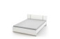 Cama WATSON 140x190 Blanco/Roble