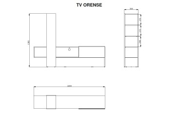 Mueble de salón TV ORENSE