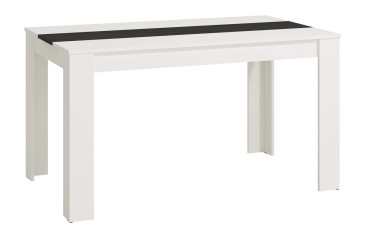 Mesa comedor DOMUS Blanco y Negro Light