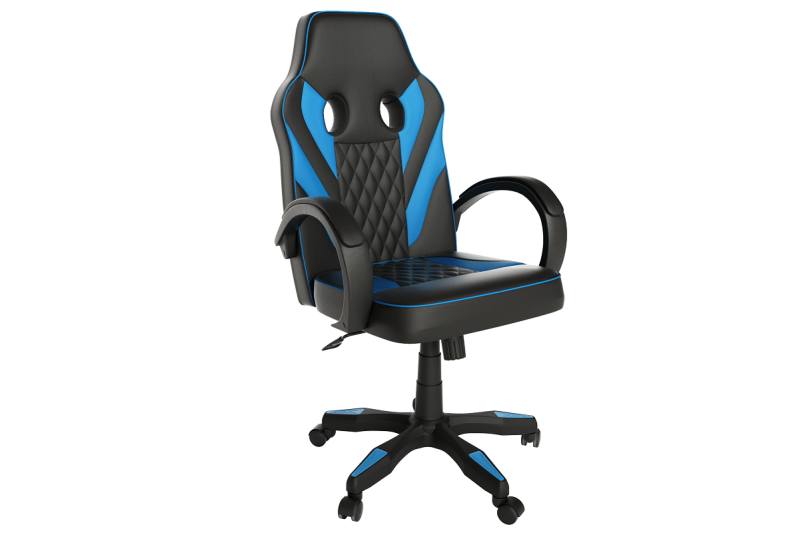Sillón Gamer TOKIO Negro y Azul