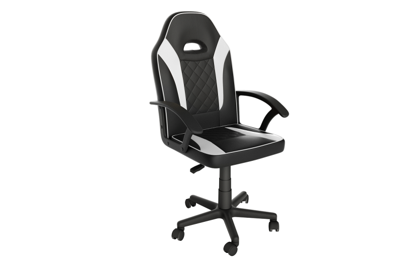 Sillón Gamer TAIPEI Negro y Blanco