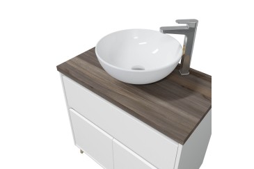 Mueble de Baño ONA con Encimera y Lavabo Redondo