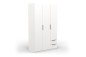 Roupeiro 3 portas 2 gavetas GHOST 120 Branco Roupeiro 3 portas 2 gavetas GHOST 120 Branco