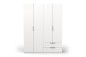 Armario 4 Puertas 2 Cajones GHOST 160 Blanco Armario 4 Puertas 2 Cajones GHOST 160 Blanco