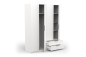 Armário de 4 portas e 2 gavetas GHOST 160 Branco Armário de 4 portas e 2 gavetas GHOST 160 Branco