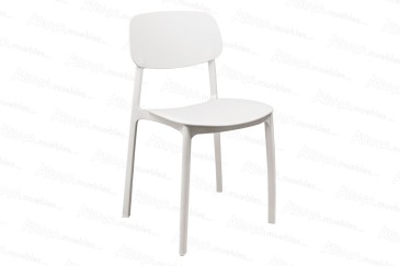 4 sillas Apilables XULA Blanco