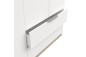 Armário de 4 portas e 2 gavetas GHOST 160 Branco e Carvalho Armário de 4 portas e 2 gavetas GHOST 160 Branco e Carvalho