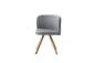PACK Mesa MDF Roble + 6 Sillas GRAPH Gris PACK Mesa MDF Roble + 6 Sillas GRAPH Gris