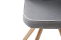 PACK Mesa MDF Roble + 6 Sillas GRAPH Gris PACK Mesa MDF Roble + 6 Sillas GRAPH Gris