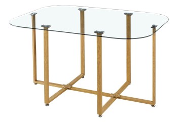 PACOTE de 1 mesa de centro + 6 cadeiras de cor cinzenta por baixo da mesa